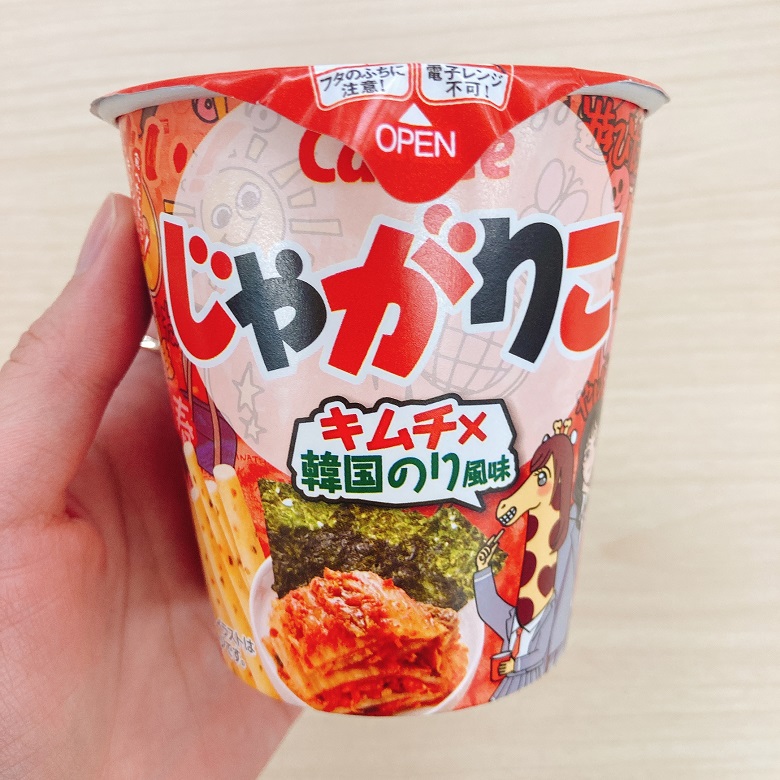 じゃがりこキムチ韓国のり風味　パッケージ